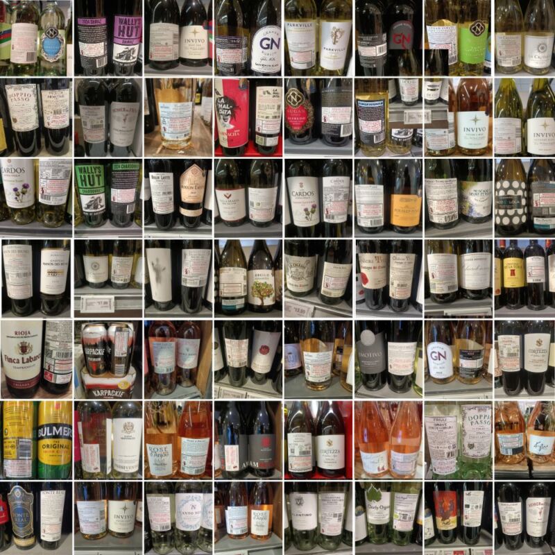 Image for the Tweet beginning: Alcohol health info labels are