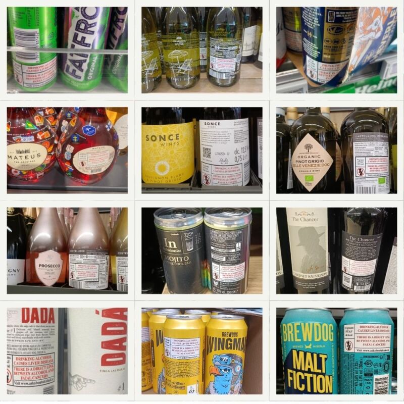 Image for the Tweet beginning: With health info labels appearing